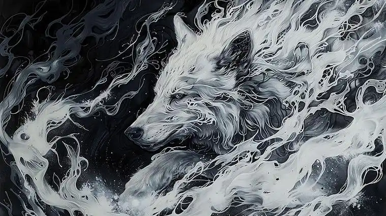 卧龙影视主视觉横幅：云海山峦